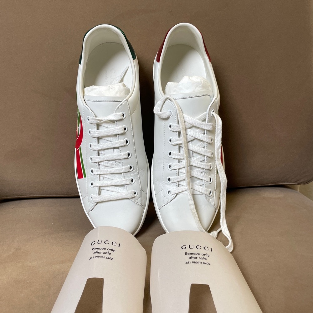 GUCCI Ace Interlocking GG Trainers/Sneakers - Picture 2 of 11